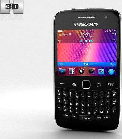 BlackBerry Curve 9360 3D Model