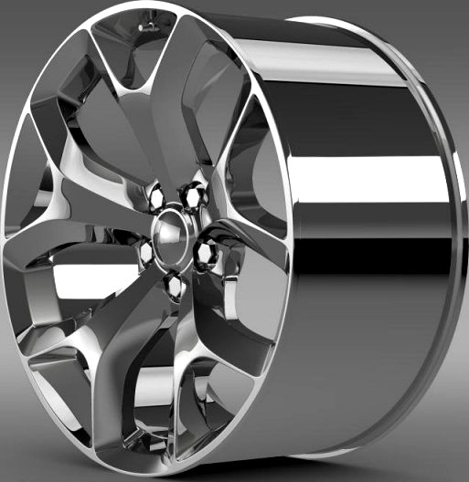 Dodge Challenger SXT rim 3D Model