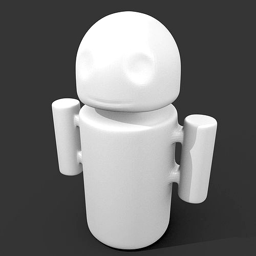 Android Printable Model | 3D