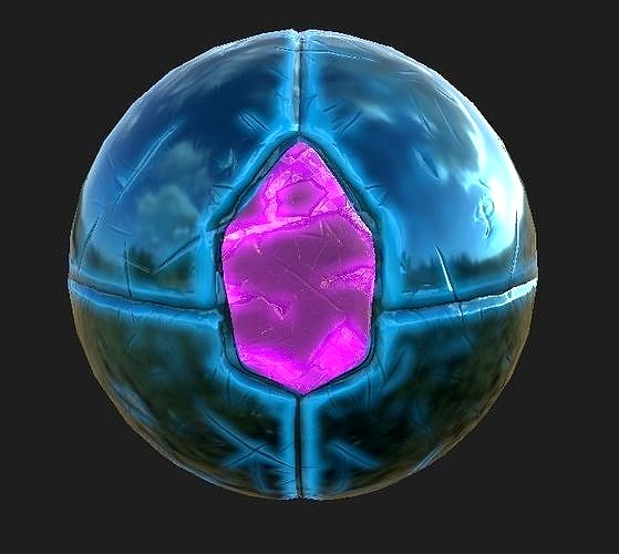 Magic Orb Low Poly