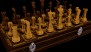 Antique Wooden Chess Board 3D Model