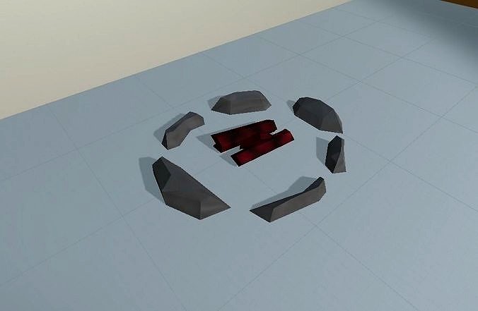 Simple campfire model