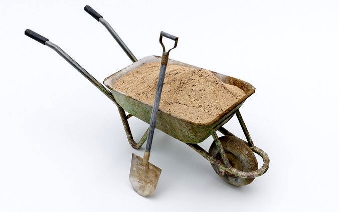 Wheelbarrow with Sand