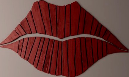 Download free Lip wall art 3D Model