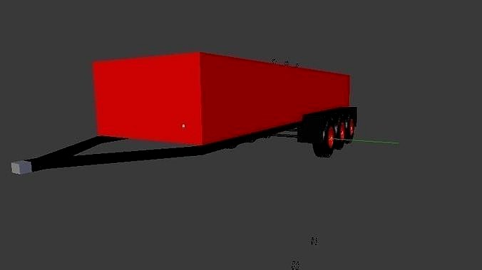 Custom 24 foot dump trailer