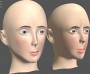 Girl Head 3D Model