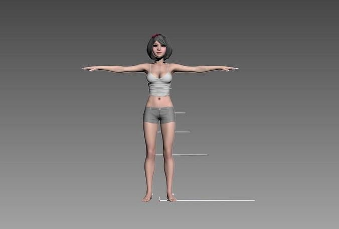 Asian beautiful female model