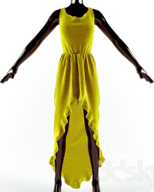 Yellow summer dress