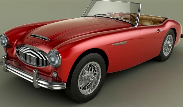 Austin-Healey 3000 2plus2 Mk2 3D Model