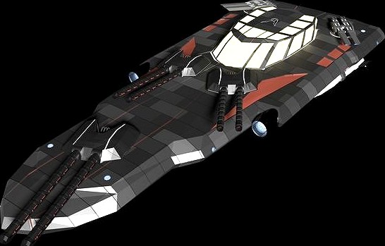 Scifi frigate