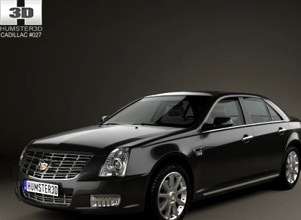 Cadillac SLS 2009 3D Model