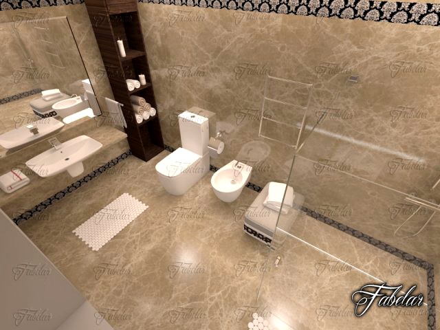 Bathroom 68 3D Model