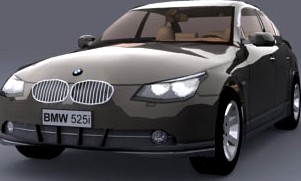 BMW 525i 3D Model