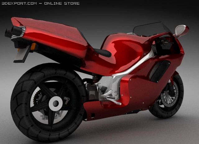 Honda nr 750 3D Model