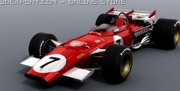 Ferrari F1 312b 3D Model