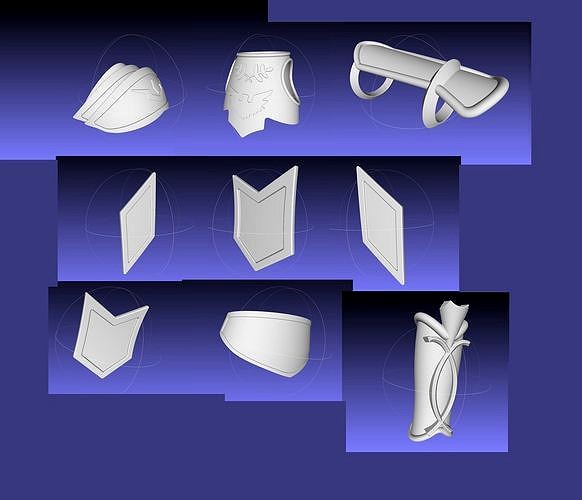 Fate Achillis Armorset | 3D