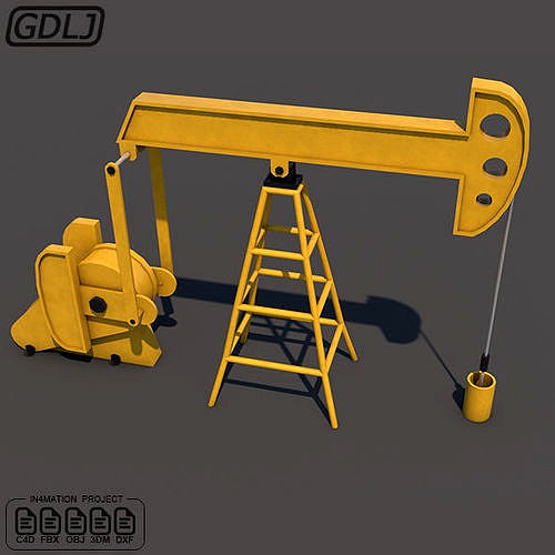 Oil Pumpjack | 3D