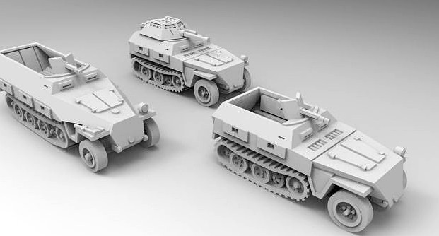 Sd Kfz 250 | 3D 