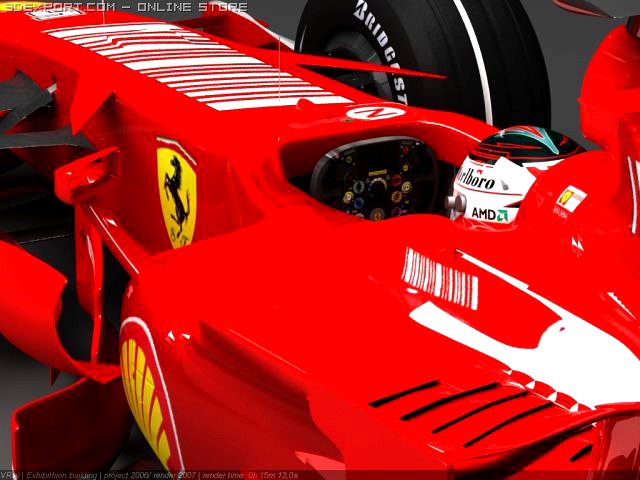 Ferrari F 2007 3D Model