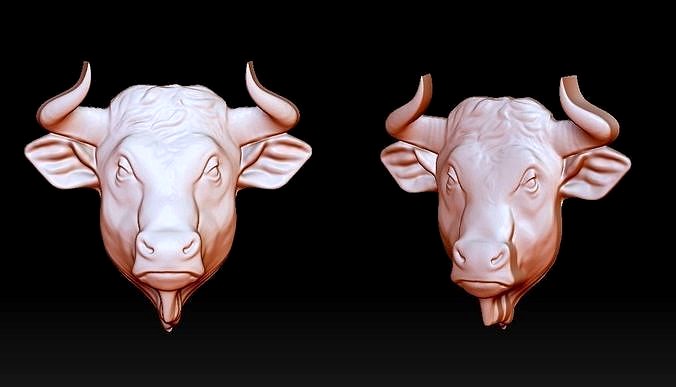 Bull head from bull head ring | 3D