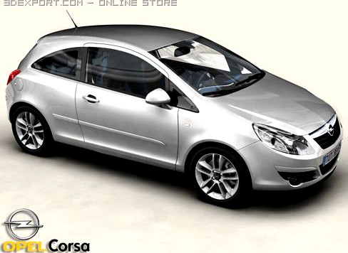 Opel Corsa 3D Model