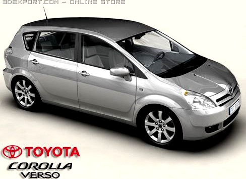 Toyota Corolla Verso 3D Model