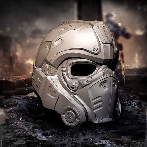 Clayton Carmine Helmet | 3D