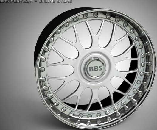 BBS Sport Wheel 3D Model