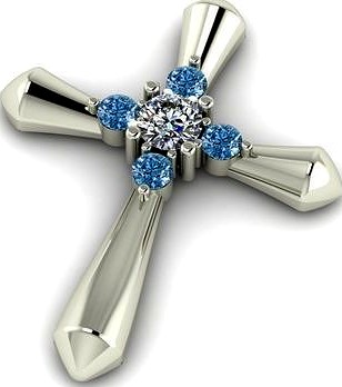 cross necklace | 3D