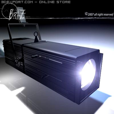Stage light   Profile 3D Model