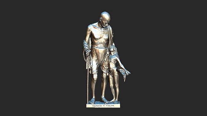 Gandhi by Harish  Talim 3DP | 3D