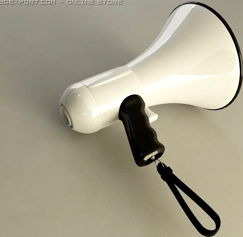 Megaphone 3D Model