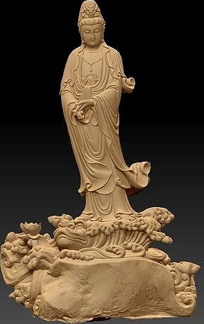 Kwanyin bodhisattva | 3D