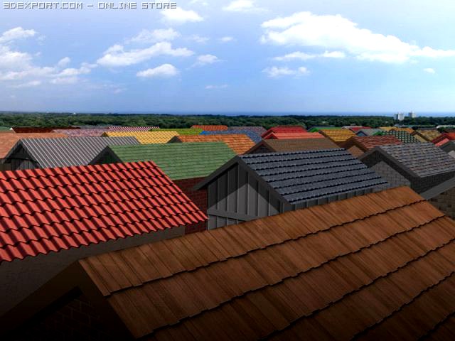 Stio Rooftops   Asphalt 3D Model