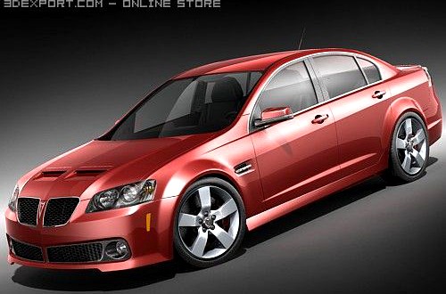 Pontiac G8 GT 3D Model