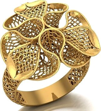 Marigold jali Ring Nokta Model | 3D