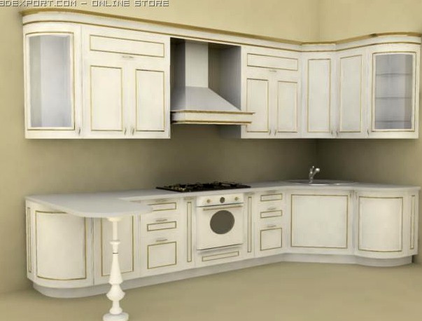 Kitchen 02 3D Model