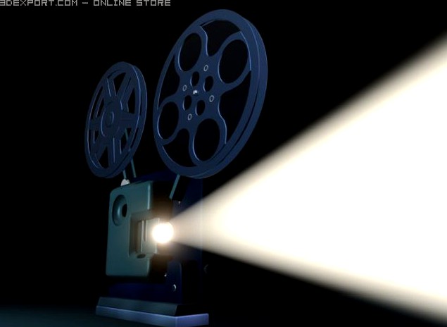 film Projector 3D Model