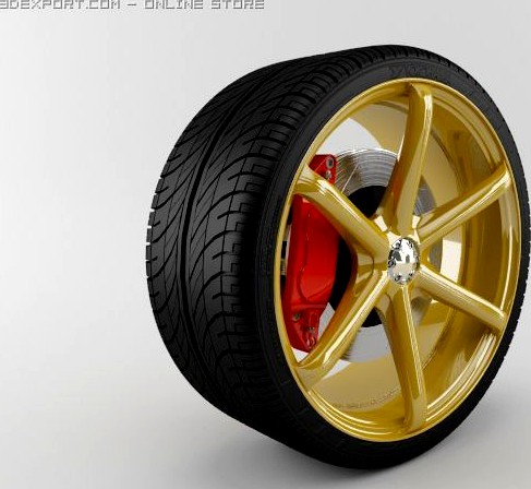 wheel 02 3D Model