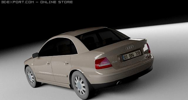 Audi A4 2001 B5 3D Model