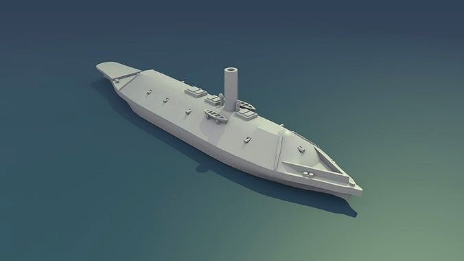 CSS Virginia 1862 | 3D