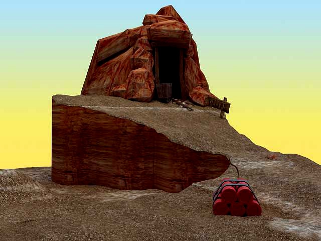 Old mine 3D Model