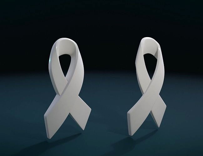 Cancer Ribbon | 3D