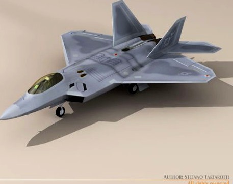 F22 raptor 3D Model