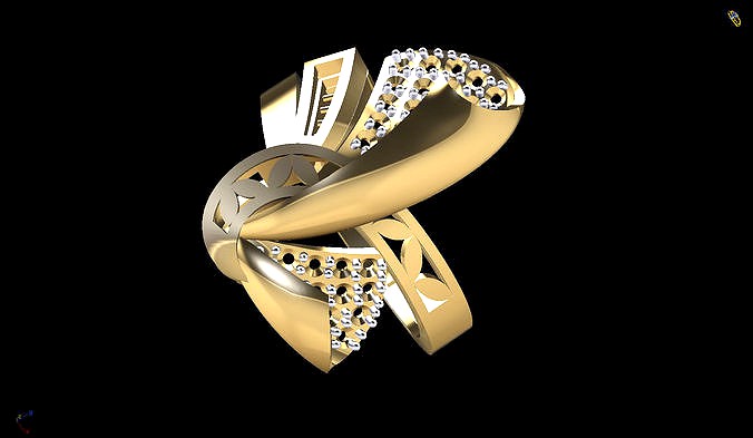 Gold Ring 194 | 3D