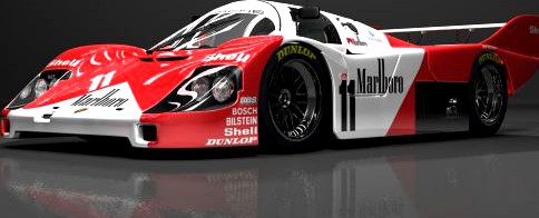 Porsche 956 1983 3D Model