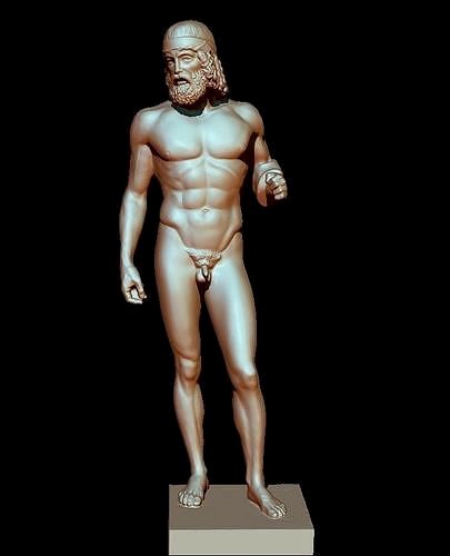 bronzo di riace statue model | 3D