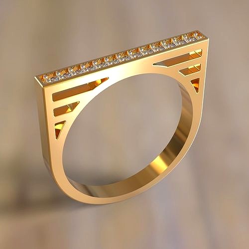 Straight ring | 3D
