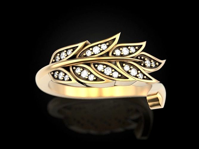 Spikelet ring | 3D