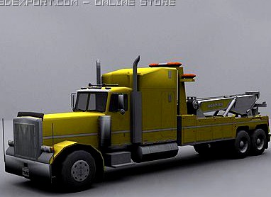 Peterbilt wrecker truck 3D Model